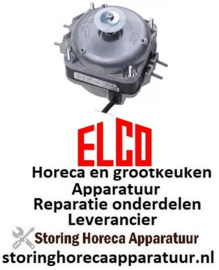 138 - Ventilatormotor ELCO 10W 230V 50/60Hz lager glijlager L1 49mm L2 59mm L3 86,5mm B 83mm