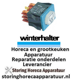 ga649345442 -Drukschakelaar inbouwmaat 30x22mm ovaal wit 2NO/2NC/signaallamp 250V 16A verlicht afloop
