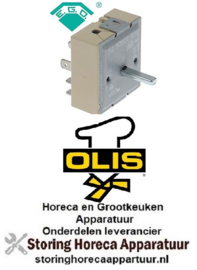 5746A049320 -Energieregelaar 230V 13A enkel circuit draairichting rechts as ø 6x4,6mm as L 23mm OLIS