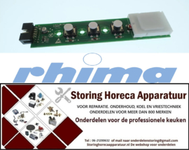 P265583549 - Paneel met startknop voor vaatwasser RHIMA DR50I