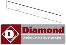 784A00PT57001 - Glas voor pizzaoven deur DIAMOND EUROPE : LD6/35-N