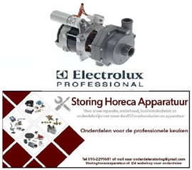135500598 - Waspomp ingang ø 30mm uitgang ø 26mm type 5213E2450 230V 50Hz fasen 1 0,22kW Electrolux