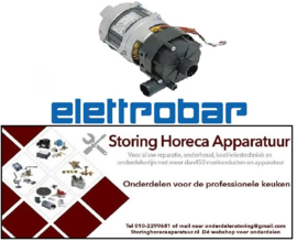 164500094 -Pomp ingang ø 28mm uitgang ø 26mm type ZF131SX 230V 50Hz fasen 1 0,2kW 0,15PS L 195mm Elettrobar