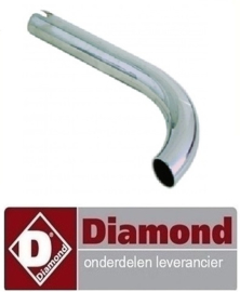 519.631.000.00 - Afvoerpijp friteuse DIAMOND E65/F10-4T