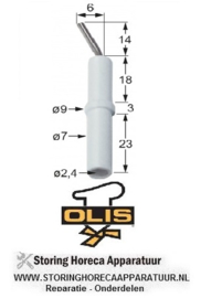 474225 - Bougie voor waakvlam ø 7 x 44 mm OLIS