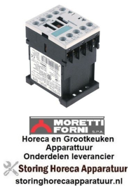 300380389 -Relais AC1 22A 230VAC (AC3/400V) 9A/4kW hoofdcontact 3NO hulpcontact 1NO Morreti