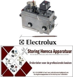 911101435 - Gasthermostaat SIT type MINISIT 710 t.max. 340°C 100-340°C gasingang 1/2" gasuitgang 3/8" ELECTROLUX