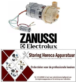 875500129 - Waspomp ingang ø 32mm uitgang ø 30mm type C6300 230V 50Hz 1 fase 0.28kW  Electrolux, Zanussi Professional