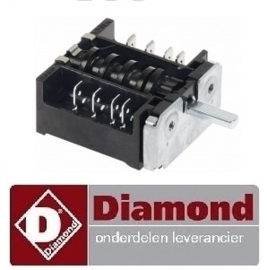 262A.010.25 - Nokkenschakelaar Toaster DIAMOND MD22/R-N