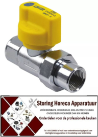 174520371 - Kogelkraan gas recht ingang 3/4" ID uitgang 3/4" ID