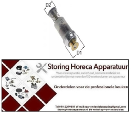 101106723 - Magneetspoel L 29mm D1 ø 12,5mm D2 ø 8,5mm passend voor SABAF