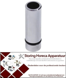 625515118 - Standpijp grootte 3/4" werklengte 38mm totale hoogte 64mm AD ø 20mm messing verchroomd MARENO
