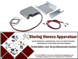 117750394 - Lekbak 280W 230V H 235mm L 245mm B 30mm compleet met verwarmingselement en niveauelektrode