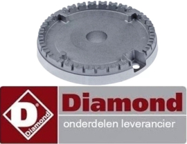 778.672.112.00 - Branderkop 3kW voor bougie ø 6mm voor branderdeksel ø 100mm - DIAMOND G60/**