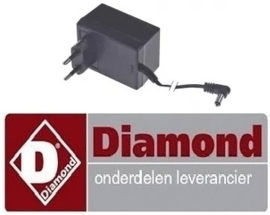 6411000814 - Adapter 230 Volt - 12VAC passend voor waterverzachter DIAMOND