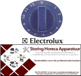 211111430 - Knop energieregelaar 0-12  onder blauw ELECTROLUX