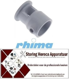 61350500029 - Afdekking L 52mm voor overlooppijp ø 32mm vaatwasser RHIMA
