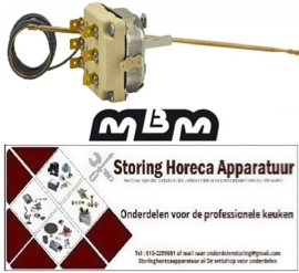 805375355 -Thermostaat 70°-309°C 3-polig Voeler 219/Ø3mm Capillair 900/900mm MBM