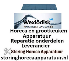 925533024 - Gordijn B 560mm H 230mm dubbel materiaaldikte 1mm voor vaatwasser WEXIODISK