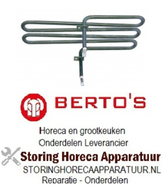 322415077 - Verwarmingselement sudderpan 1300W 230V voor Bertos braadpan