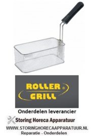 178693029 - Frituurmand  L1 260mm - B1 145mm - H1 100mm inklapbare greep Roller-Grill