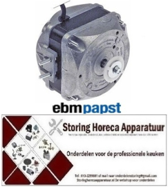 885601757 - Ventilatormotor 10W 230V 50/60Hz B 82mm K 15mm E 43,5mm buitenmaat 83x83mm kabellengte 1500mm ebm-papst