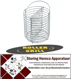 516693004 - Draadkorf voor hotdoggrill ø 180mm H 210mm ROLLER-GRILL
