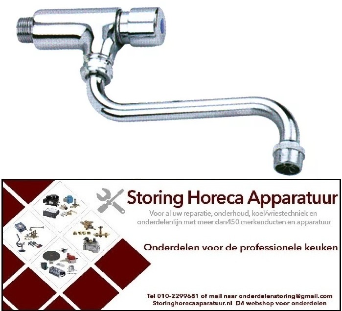 598542941 - Zelfsluitende kraan ca.15s draad 1/2" koud water