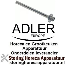 135550443 - Voelerbuis draad 1/4" ID ø 6,5mm L 120mm RVS eenvoudig ø 9mm ADLER