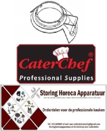 295-Z-GM10-080-AR - Achter kap voor planeetmenger CATERCHEF 537001