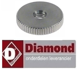 549518665 -Kartelmoer inbouwpositie boven/zijdelings ø 19,65mm H 4mm draad M5 voor vaatwasser DIAMOND 04d/6s
