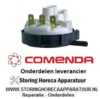 2445.410.23 - Pressostaat drukbereik 190/80mbar aansluiting 6mm ø 58mm drukaansluiting horizontaal spoeltechniek - COMENDA