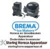 192605178 -Compressor koelmiddel R404a/R507 type NEK6217GK 220-240V 50Hz HMBP 11,6kg 5/8HP Brema