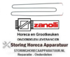 774418116 - Verwarmingselement 1000W 220V L 810mm B 214mm ZANOLLI