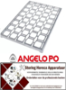 642211057 - Lavasteenrooster L 419mm B 282mm H 23,2mm voor lavasteengrill ANGELO PO
