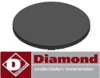 225B02050 - Geëmailleerde gietijzeren plaat voor pannenkoekenplaat DIAMOND BRET/2E-R