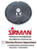 916696151 - Gatenschijf grootte 42 gat ø 3,5 mm met naaf 1 RVS ø 130 mm SIRMAN