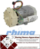 258499095 - Naspoelpomp ingang ø 15mm uitgang ø 14mm type T.33PRS 230V 50Hz fasen 1 0,25kW voor vaatwasser RHIMA
