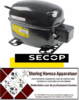 2163070068 -Compressor koelmiddel R134a type SC15G 3/8HP cilinderinhoud 15,3cm³ CSIR 220-240V H 203mm Secop