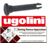 P152-22800-22160 - Nok voor hendel zwart UGOLINI