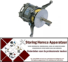 654500103 - Ventilatormotor voor oven 220-240/380-415V fasen 3 50/60Hz 0,25kW 1400U/min snelheid