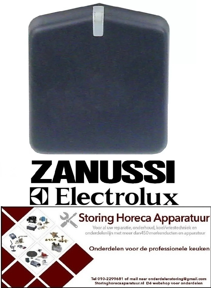 121111598 - Knop schakelaar gaskraan ZANUSSI