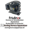 186995783 -Compressor koelmiddel R134a type AEZ4430Y 220-240V 50Hz HBP volledig hermetisch 10,2kg 1/4HP FRILIUNOX