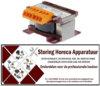 634403573 - Transformator primair 230/400VAC secundair 115VAC 63VA secundair 0,5A ZANOLLI
