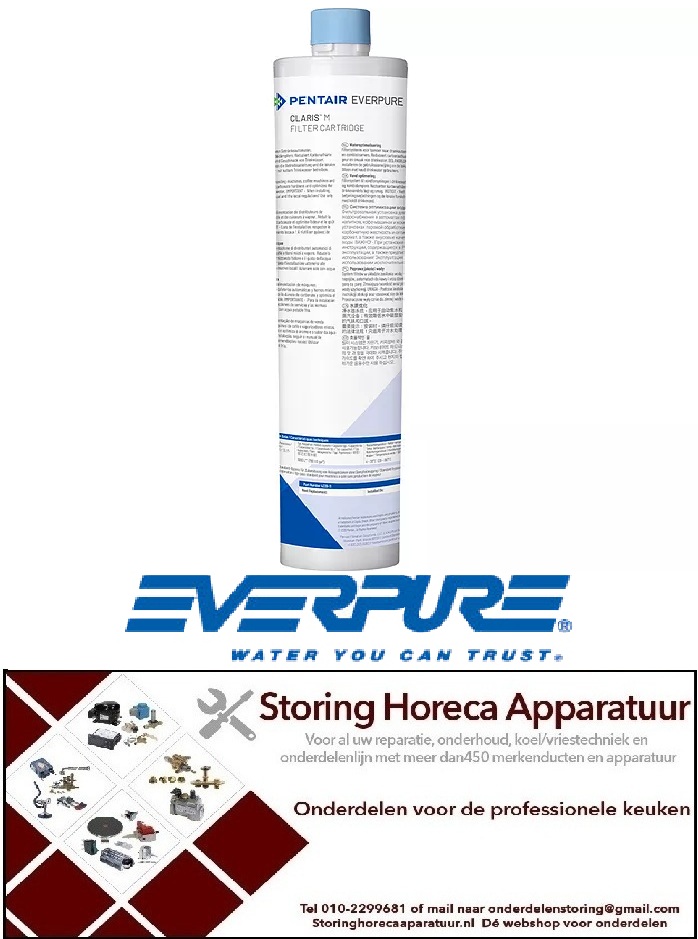 105530205 - Waterfilter EVERPURE type Claris M capaciteit 1500-3000l stroomsnelheid 228l/h