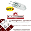 217359599 - Halogeenlamp 12V 20W temp. bestendigheid 500°C 250lm levensduur voor pizzaoven ITALFORNI