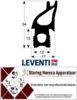 10330300135 - Deurrubber B 490mm L 690mm buiten steekmaat voor LEVENTI