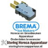 451345042 - Microschakelaar met drukstift pen bediend 250V 16A 1CO aansluiting vlaksteker 6,3mm L 28mm BREMA