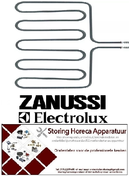 104416580  - Verwarmingselement 2000W - 220V voor Salamander ZANUSSI
