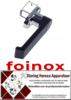 796694065 - Deurgreep voor warmapparaat L 145mm B 40mm H 62mm veerlengte 33mm buiten zwart FOINOX